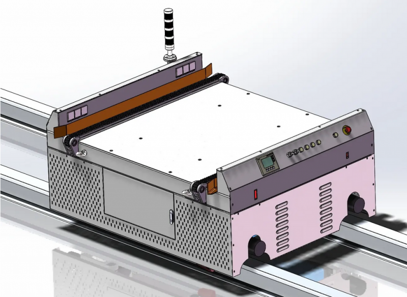 立庫轉(zhuǎn)運(yùn)托盤RGV軌道車