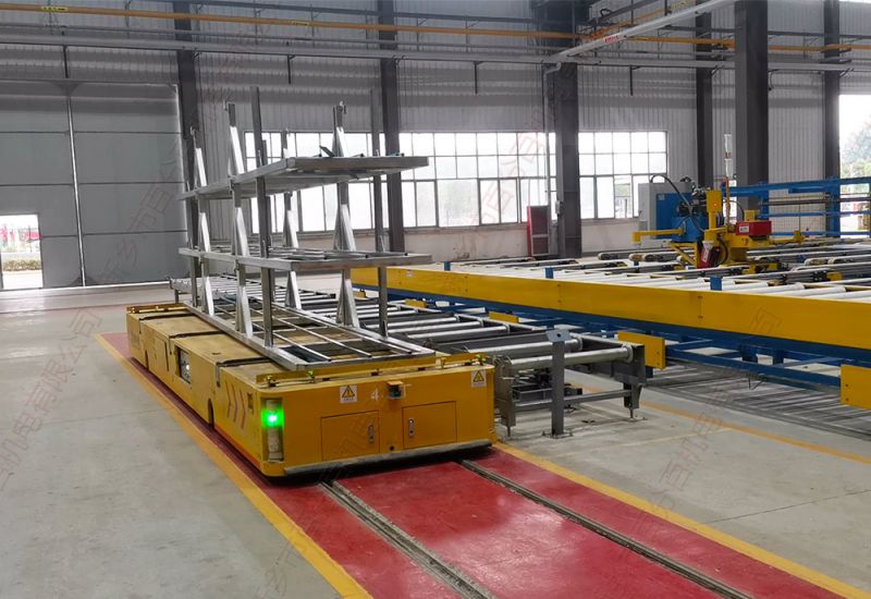 RGV軌道車，可有效提高制造運行效率