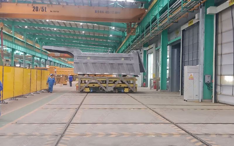 有軌電動(dòng)地平車在大型工件涂裝作業(yè)中優(yōu)勢(shì)凸出