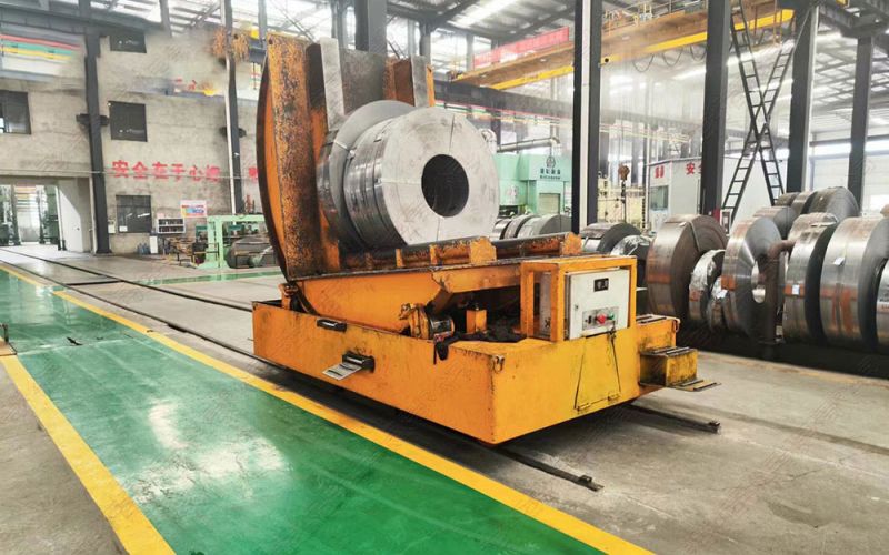 軌道平車+翻轉(zhuǎn)機(jī)：鋼卷生產(chǎn)行業(yè)的智能化革新方案